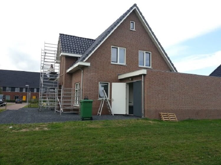 Schilders duiven schilderwerk vrijstaande woning in duiven